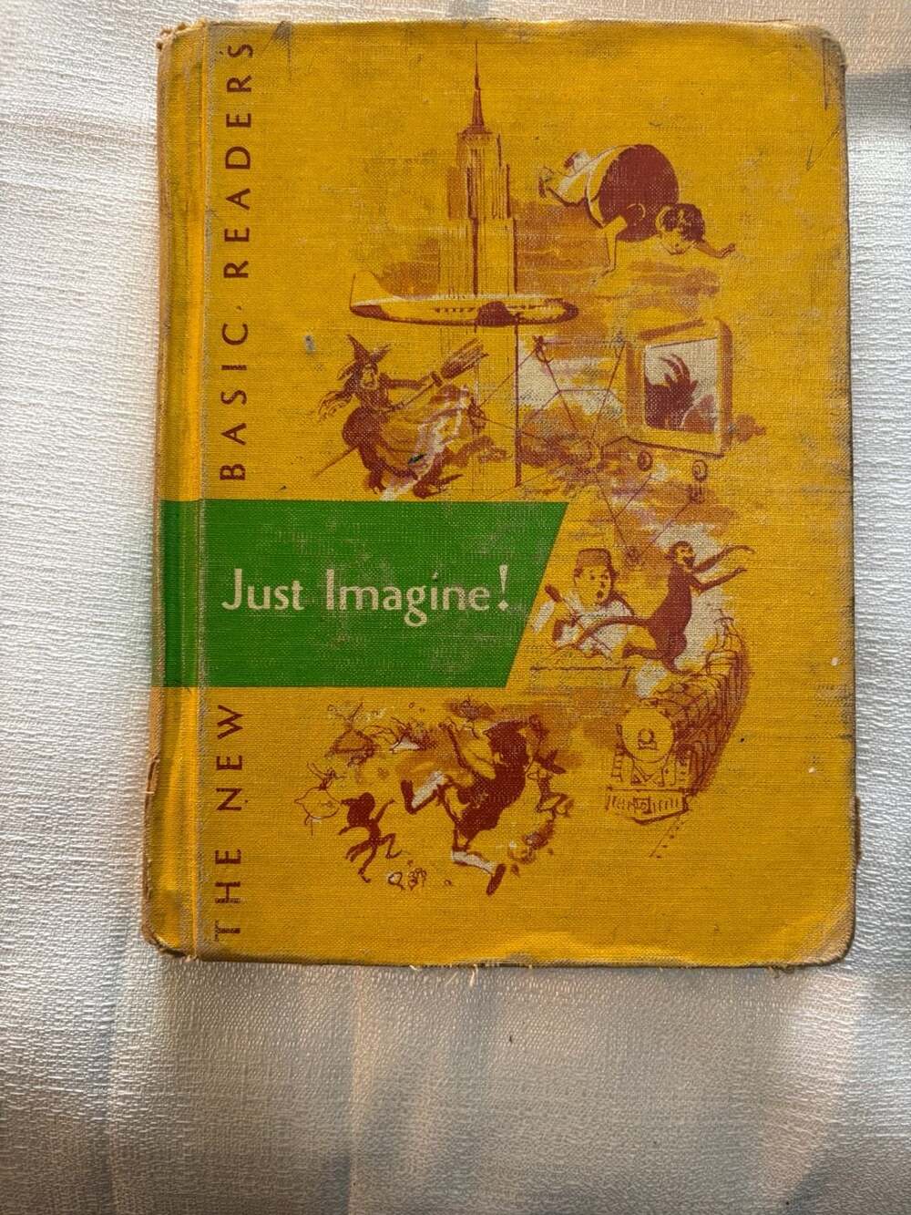 Vintage Just Imagine! The New Basic Readers Scott Foresman Hardcover Textbook